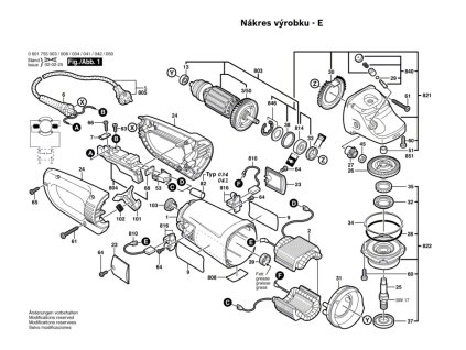 Úhlová bruska GWS 25-180 Bosch 0601755008