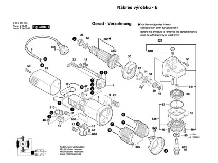 Úhlová bruska GWS 580 Bosch 0601376008