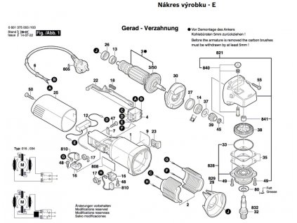 Úhlová bruska GWS 6-115 Bosch 0601375908