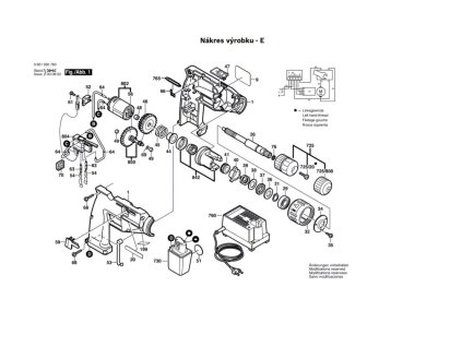 Aku Příklepová vrtačka GSB 9,6 VES Bosch 0601930760