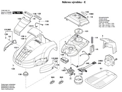 Automatická sekačka na trávu Indego Bosch 3600HA2101