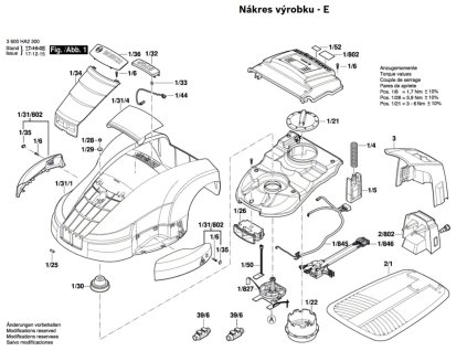 Automatická sekačka na trávu Indego 13C Bosch 3600HA2303