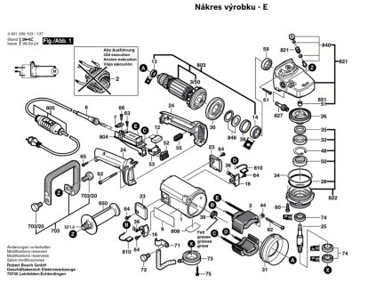 Bruska za mokra GNS 14 W Bosch 0601359103