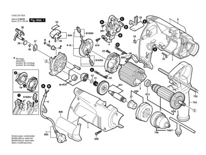 Příklepová vrtačka PSB 2000 Bosch 0603998382