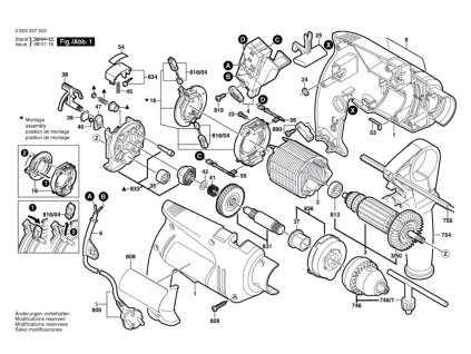 Příklepová vrtačka PSB 450 RE Bosch 0603337508