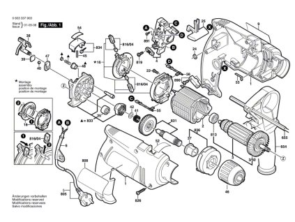 Příklepová vrtačka PSB 550 RE Bosch 0603337908