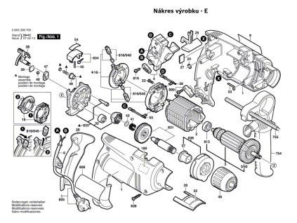 Příklepová vrtačka PSB 570 RE Bosch 0603338764