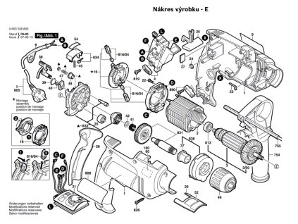 Příklepová vrtačka PSB 600 RPE Bosch 0603338808