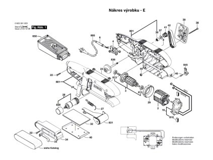 Pásová bruska PBS 7 A Bosch 0603391008