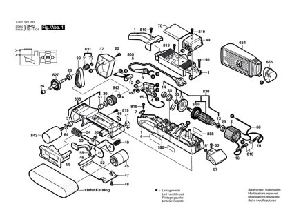 Pásová bruska PBS 75 A Bosch 0603270208