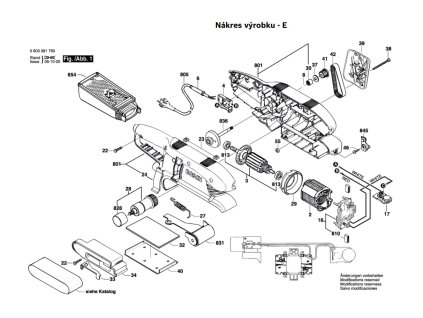Pásová bruska PBS 7AE Bosch 0603391768