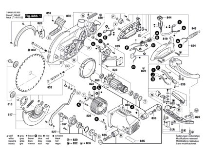 ZAROVN. / PROT.PILA PCM 8 S Bosch 3603L02020