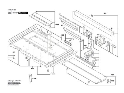 STOLNÍ KOT.PILA PTS 10 Bosch 3603L03220