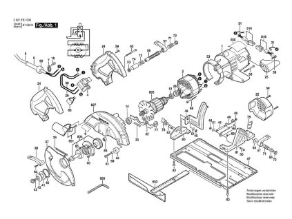 Okružní pila GKS 65 Bosch 3601F67000