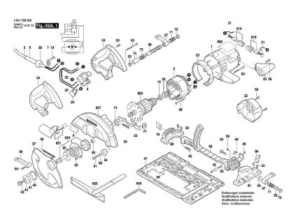 Okružní pila GKS 65 G Bosch 3601F68901