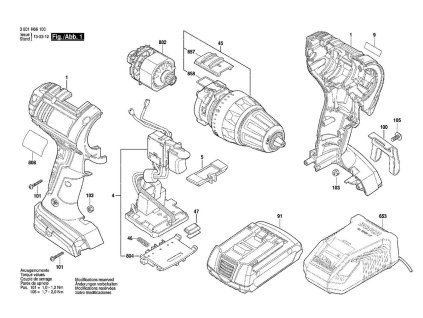 Aku vrtací šroubovák GSR 18 V-LI Bosch 3601H66100