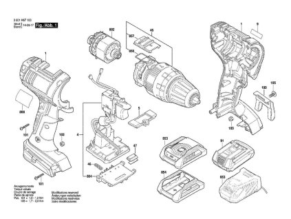 Aku příklepový šroubovák GSB 18 V-LI Bosch 3601H67100