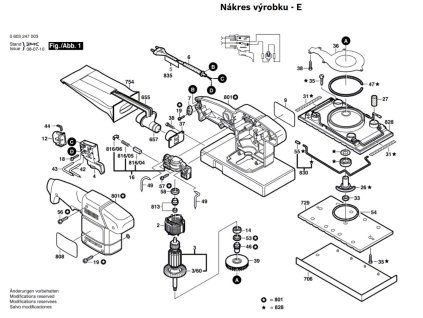 Vibrační bruska PSS 23 A Bosch 0603247008