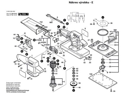 Vibrační bruska PSS 28 AE Bosch 0603285608