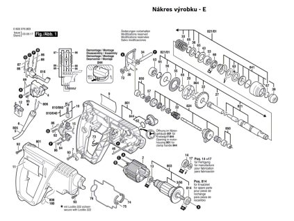Vrtací kladivo PBH 160 RE Bosch 0603376868