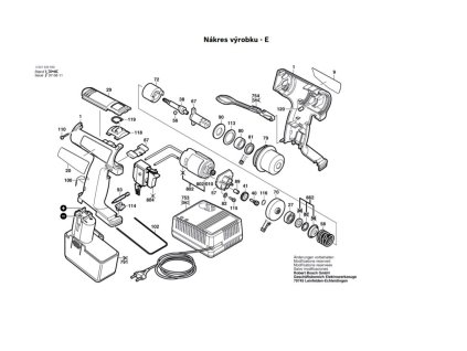Aku příklepový šroubovák GDR 100 Bosch 0601939685