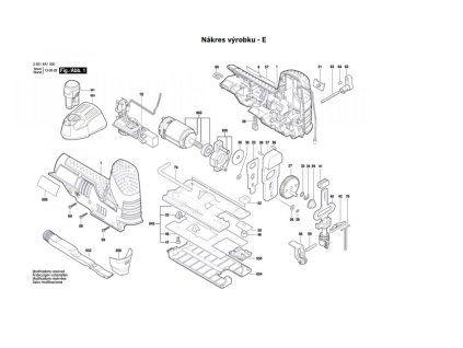 Aku přímočará pila GST 12V-70 Bosch 3601EA1001