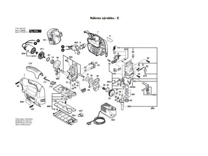 Aku přímočará pila GST 14,4 V Bosch 0601598420