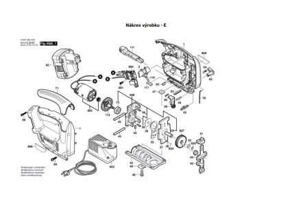 Aku přímočará pila PST 14,4 V Bosch 0603384420