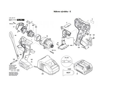 Aku Rázový utahovák GDR 18V-160 Bosch 3601JG5101