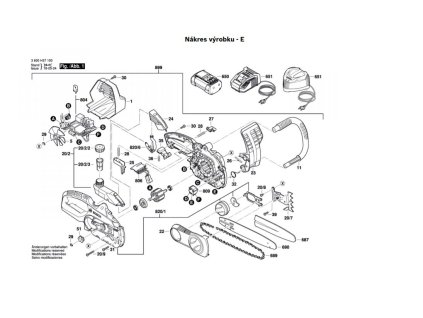 Aku Řetězová pila AKE 30 LI Bosch 3600H37100