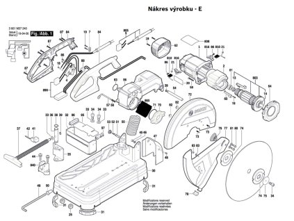 Dělící bruska GCO 14-24 J Bosch 3601M37200