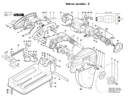 Dělící bruska GCO 2000 Bosch 3601L17200