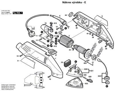 Deltabruska PDA 100 A Bosch 0603307003