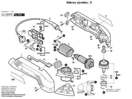 Deltabruska PDA 240 E Bosch 0603346703