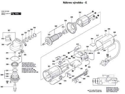 Drážkovací fréza GNF 20 CA Bosch 0601612503