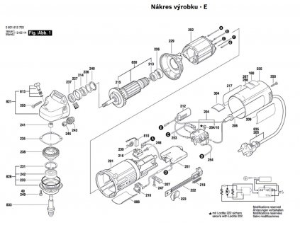 Drážkovací fréza GNF 20 CA Bosch 0601612703