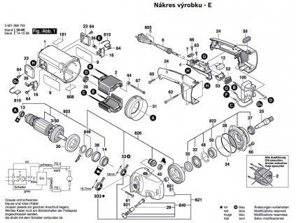 Drážkovací fréza GNF 65 A Bosch 0601368703