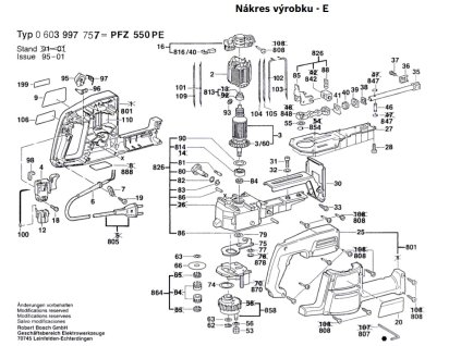 Pila ocaska PFZ 550 PE Bosch 0603997757