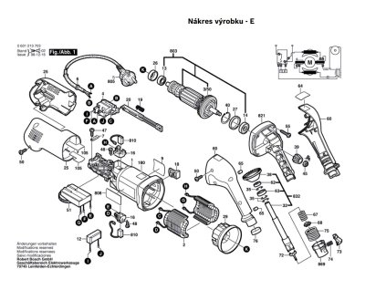 Multibruska GEB 1000 CE Bosch 0601213708