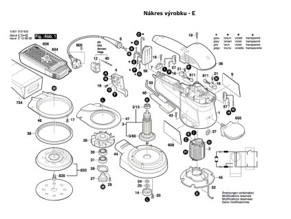 Excentrická bruska GEX 125 AC Bosch 0601372508