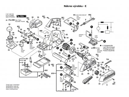 Hoblík GHO 36-82 C Bosch 0601593668
