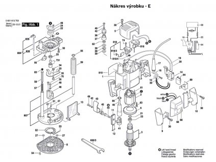 Horní frézka GOF 1300 ACE Bosch 0601613708