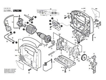 Stolní pila PST 750 PE Bosch 0603382708