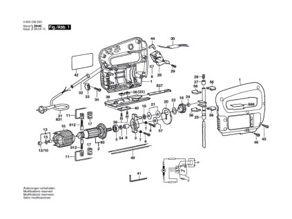 Kmitací pila ST 350 Bosch 0603230503