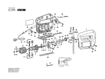 Kmitací pila ST 350-E Bosch 0603230803