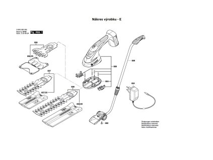 Aku nůžky na křoviny ASB 10,8 LI Bosch 3600H56300