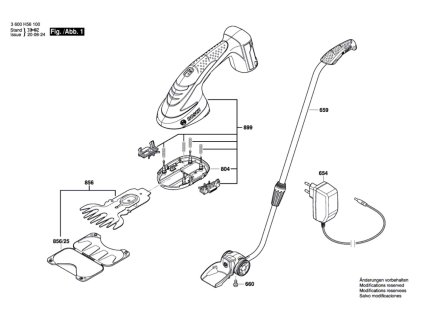 Nůžky na trávu AGS 10,8 LI Bosch 3600H56100