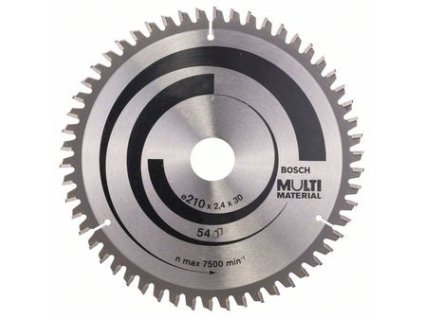 Pilový kotouč Multi Material - 210 x 30 x 2,4 mm, 54 BOSCH