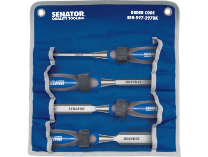 Sada 4 ks tesařských dlát SENATOR