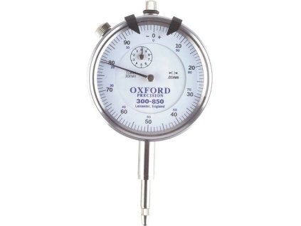 Úchylkoměr číselníkový 10mm / 0,01mm / 0-50-0 EASY READ OXFORD s plunžrem